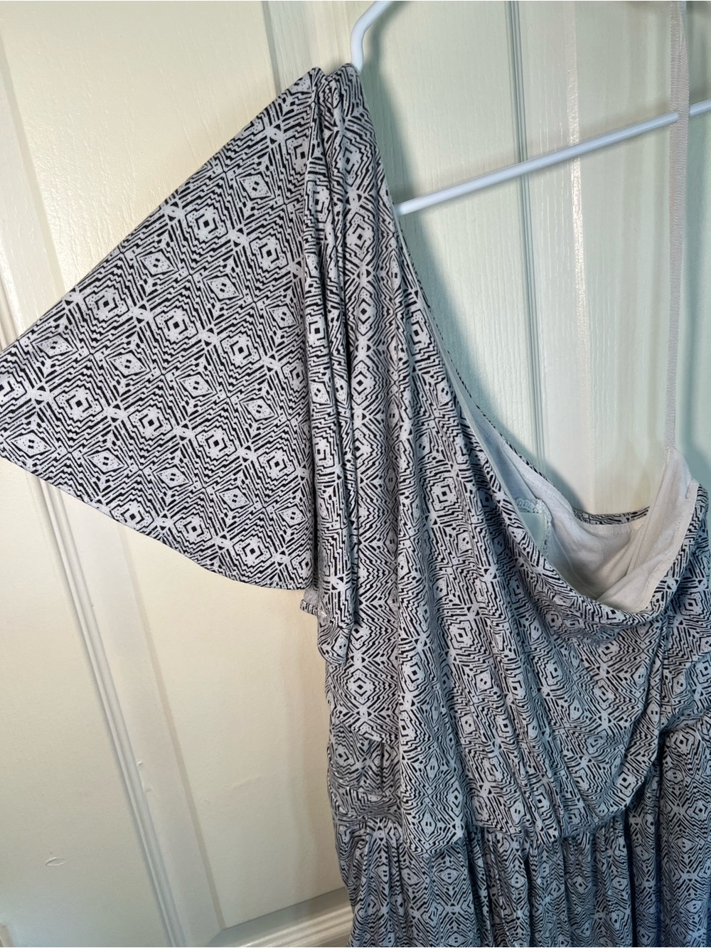 Anthropologie Maeve Jamie One Shoulder Jumpsuit Geometric Print Large - Picture 5 of 10